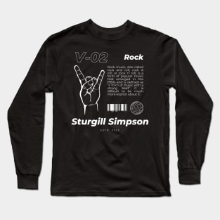 V02 Style Sturgill Simpson Vintage Long Sleeve T-Shirt